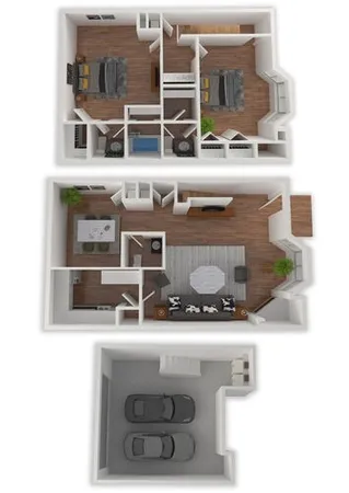 a front view of a house with stairs