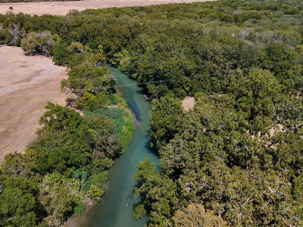 5400 Gander Slough Road Kingsbury, TX 78638 - Photo 2 of 40 a view of a lake with a lush green forest