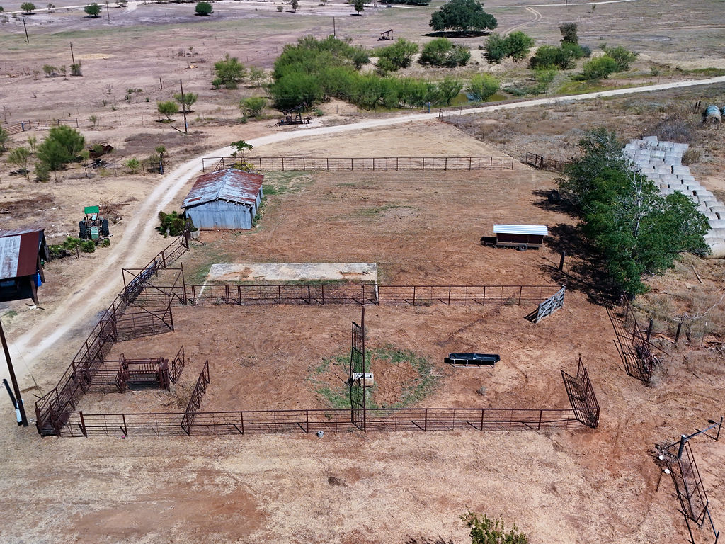 5400 Gander Slough Road Kingsbury, TX 78638 - Photo 23 of 40 an aerial view of a house with a yard