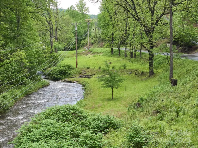 a view of an outdoor space with a lake view