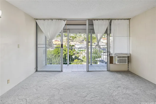 a view of room with front door