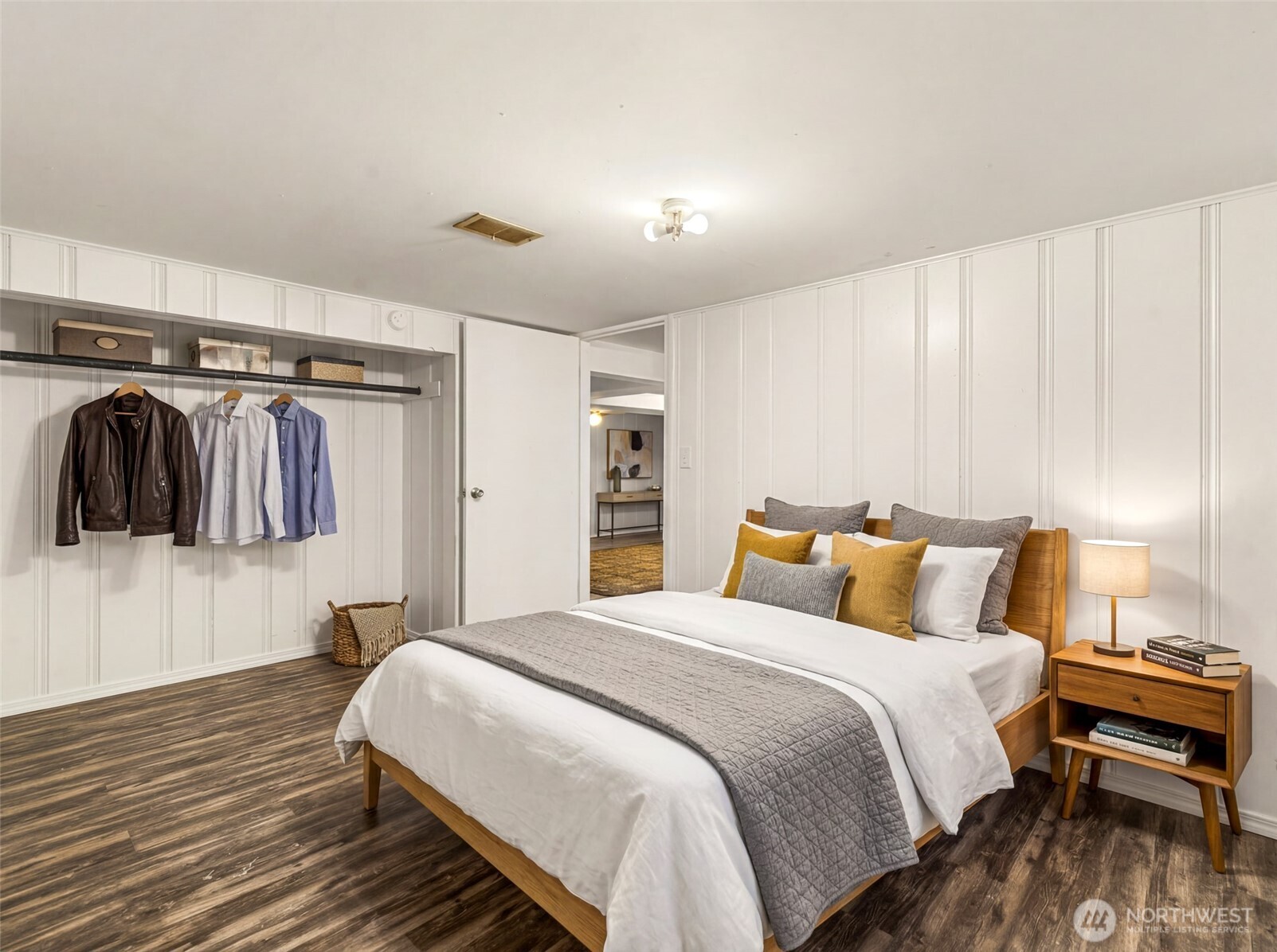 709 Schons Place Wenatchee, WA 98801 - Photo 20 of 28 a bedroom with a bed and a walk in closet