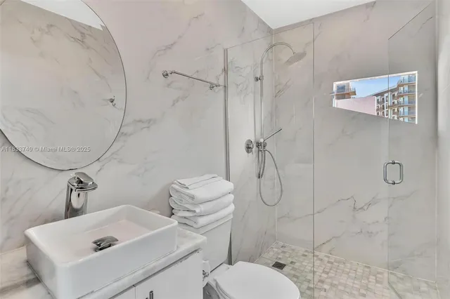 a view of a walk in closet