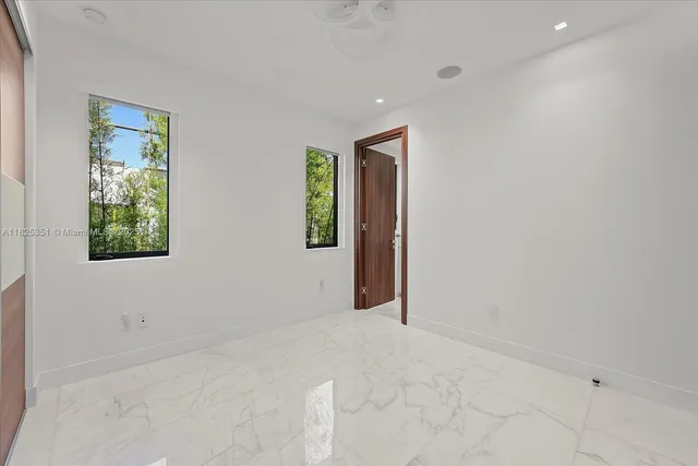 a view of a balcony with city view