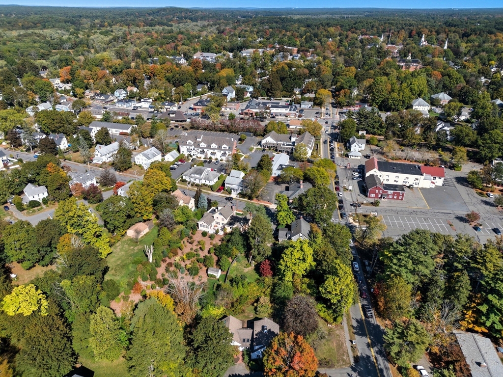 232 Sudbury Road Concord, MA 01742 - Photo 34 of 35 an aerial view of a city with lots of residential buildings