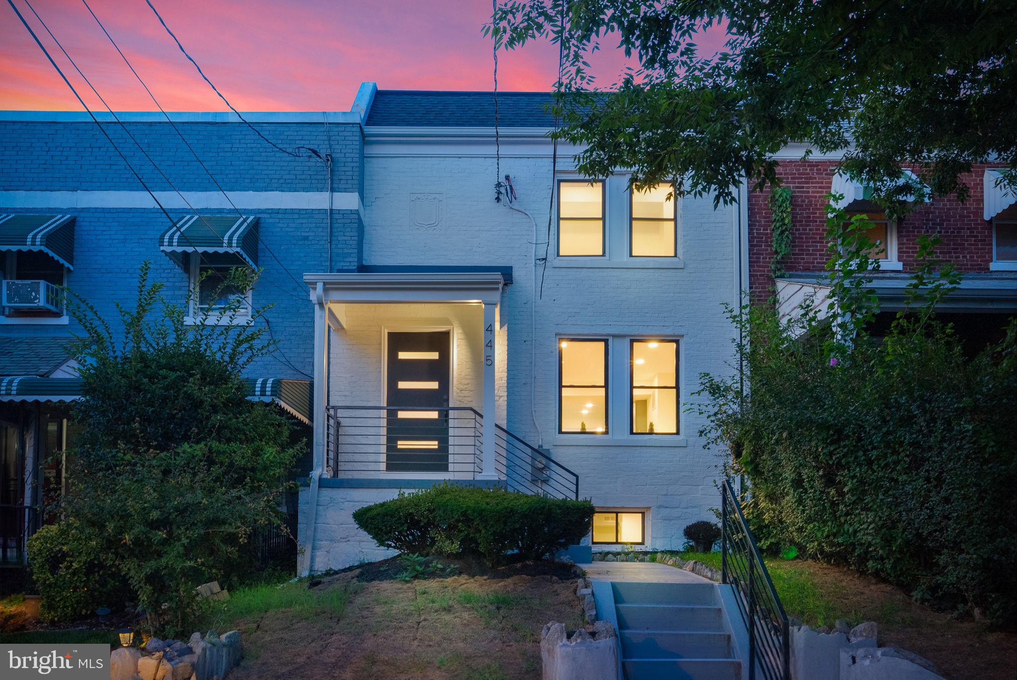 445 Decatur Street Northwest Washington, DC 20011 - Photo 3 of 28 a front view of a house