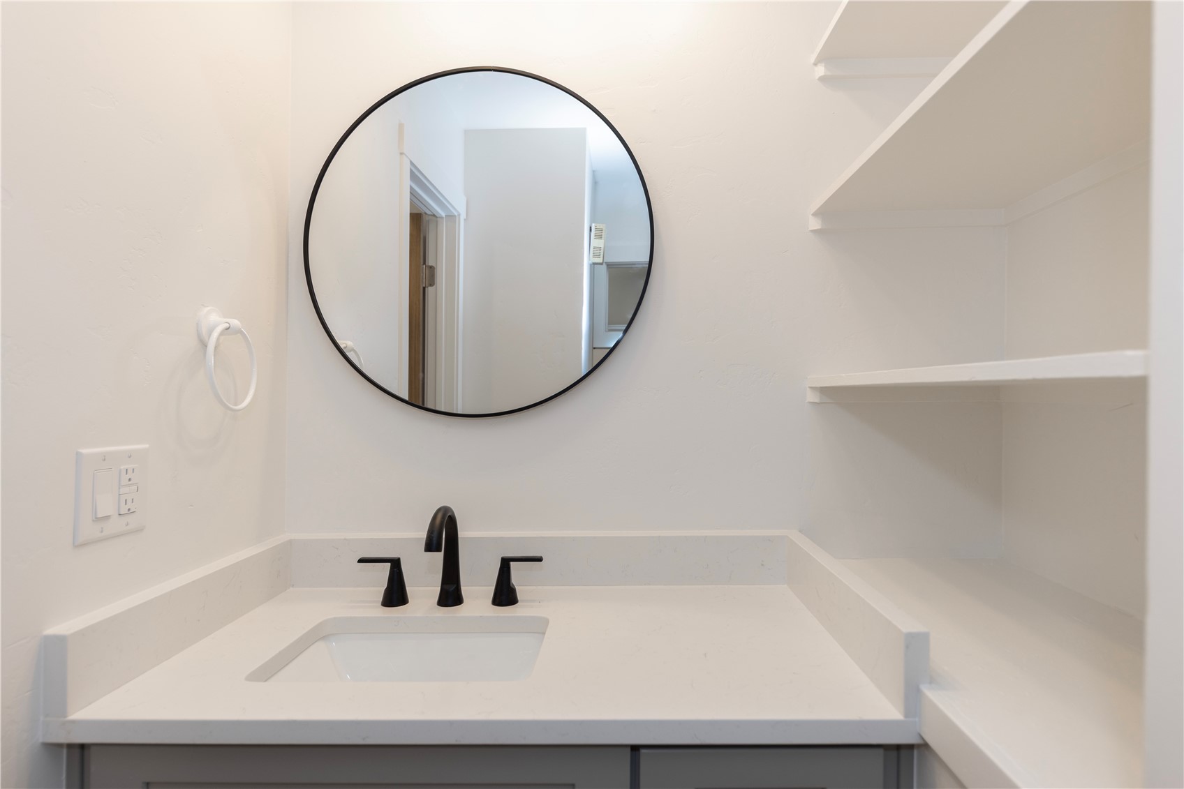 110 Evergreen Road, Unit 303 Dillon, CO 80435 - Photo 18 of 35 a bathroom with a sink and a mirror
