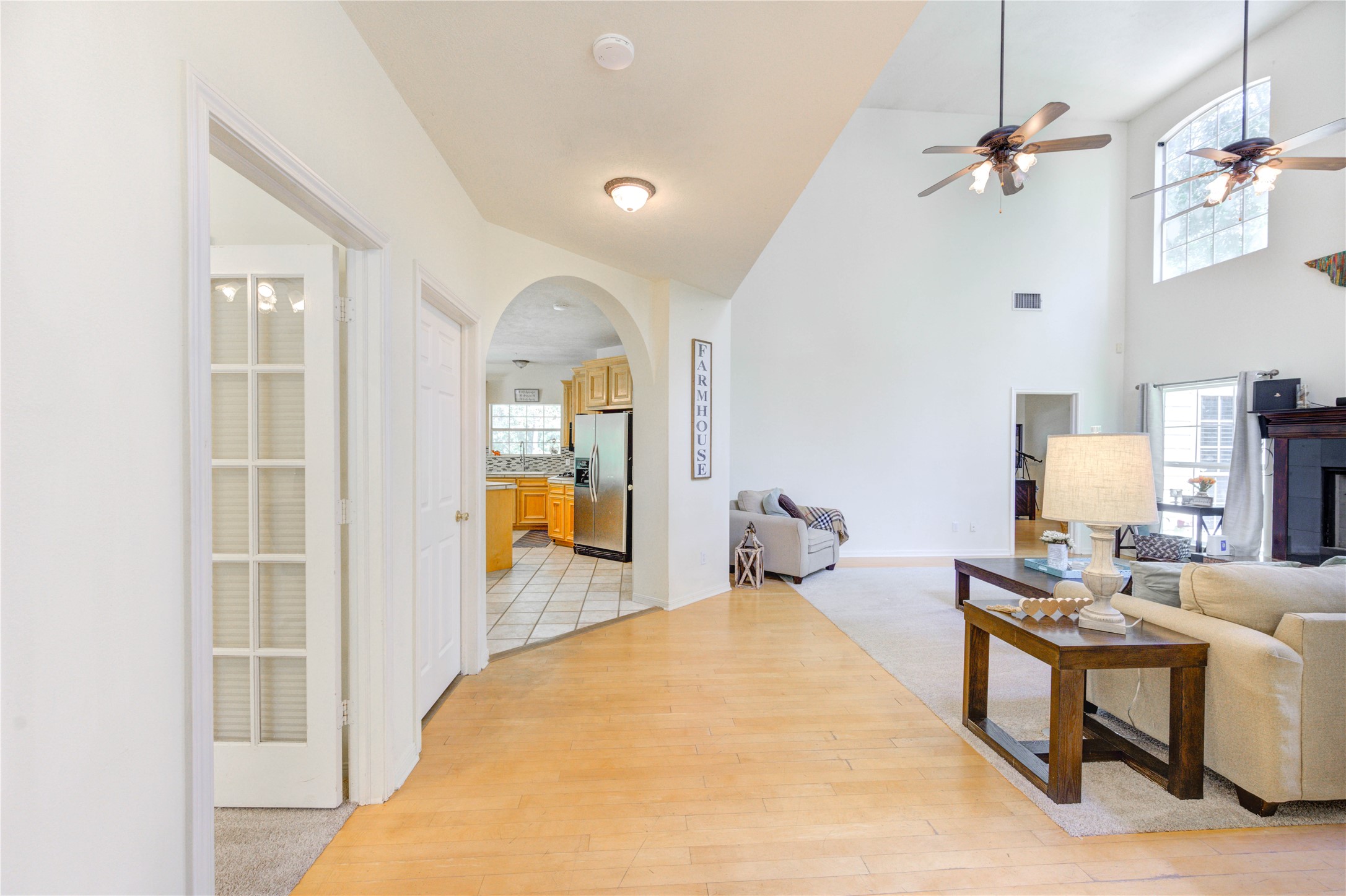 25903 Penguin Street Magnolia, TX 77355 - Photo 30 of 46 a bedroom with a bed couch and a window