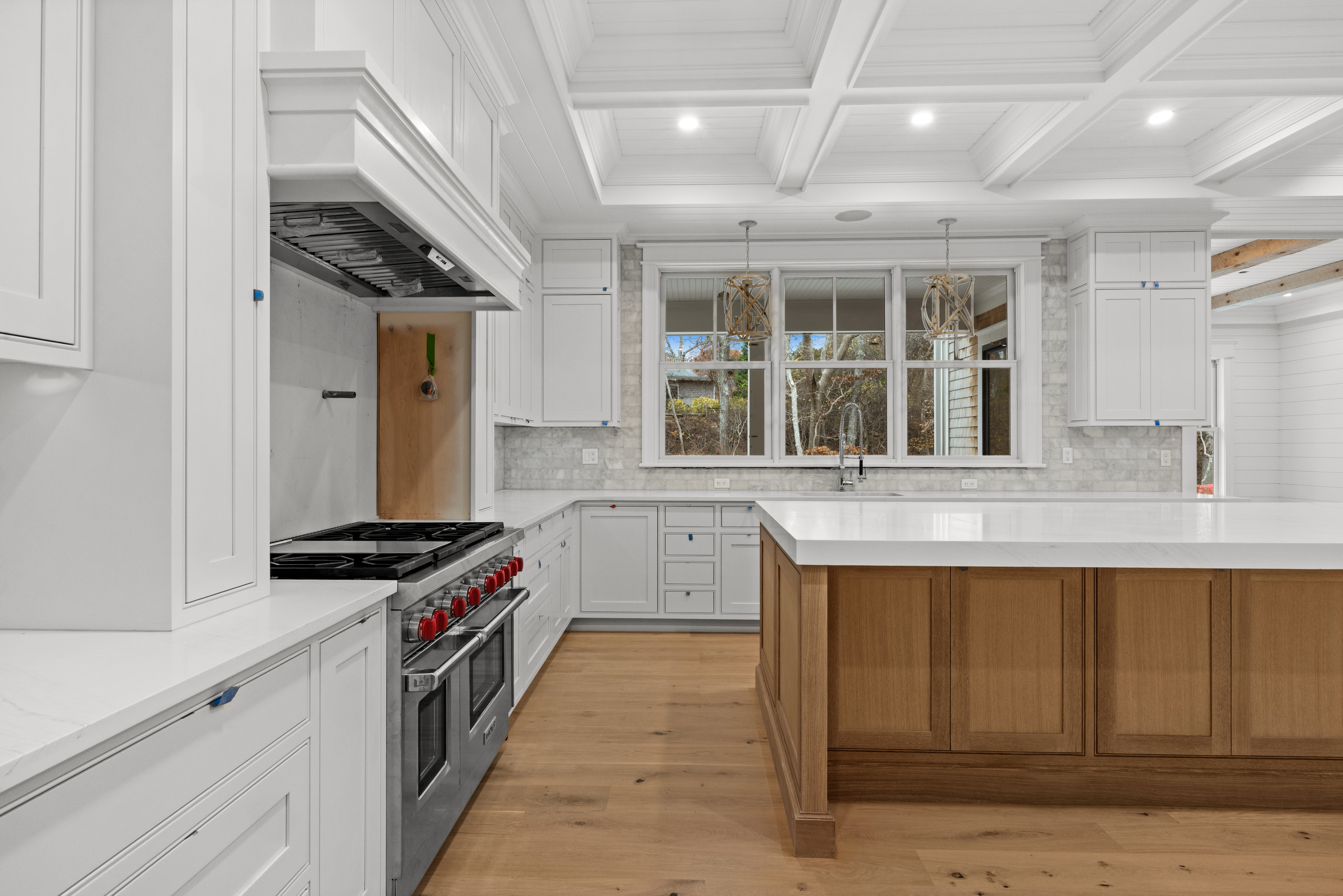 14 Trapps Pond Road Edgartown, MA 02539 - Photo 12 of 34 a kitchen with stainless steel appliances granite countertop a stove and a sink