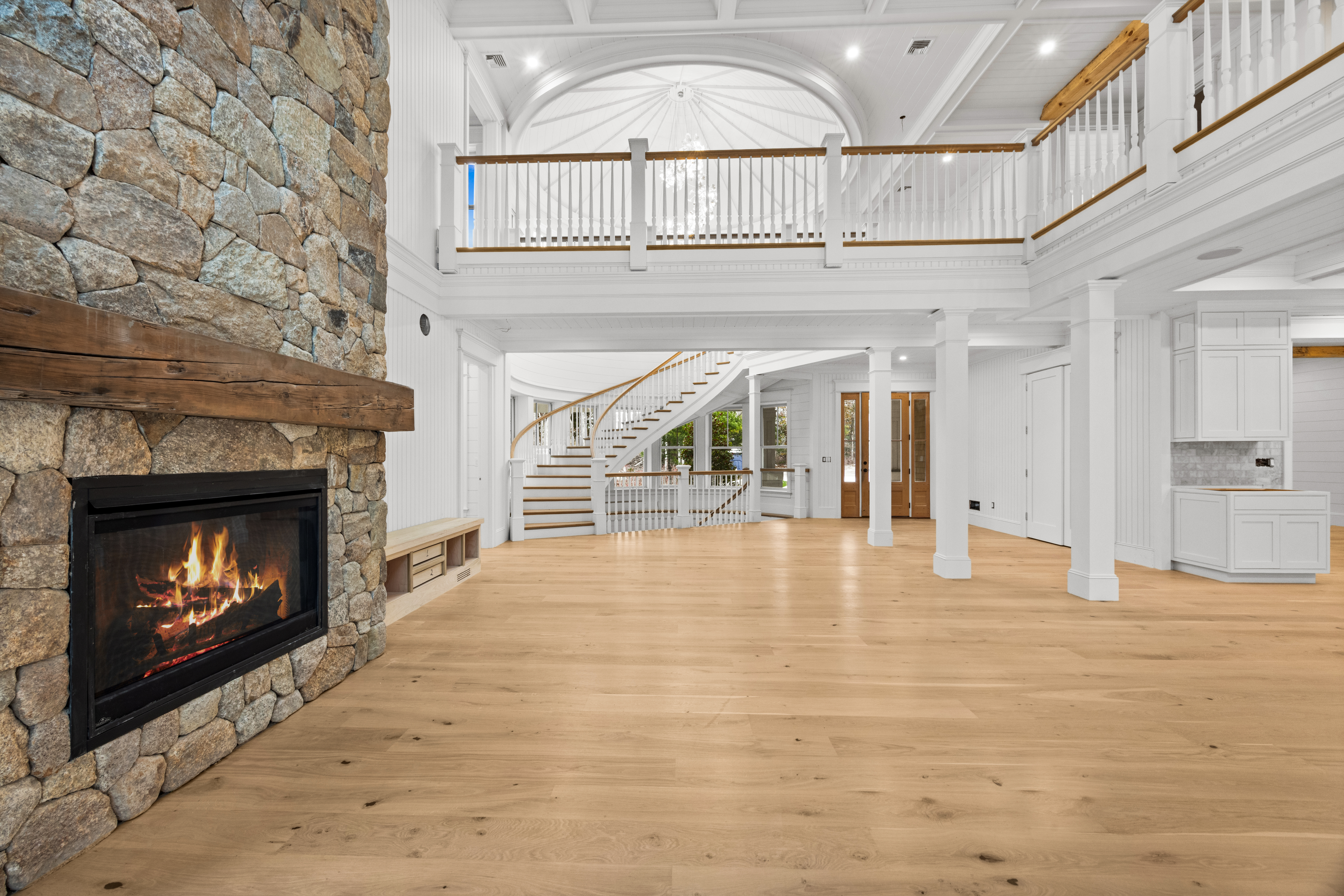 14 Trapps Pond Road Edgartown, MA 02539 - Photo 7 of 34 a view of an empty room and fire place