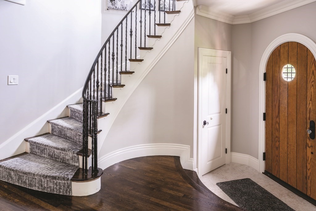 111 Gordon Road Newton, MA 02468 - Photo 2 of 19 a view of entryway and hall with wooden floor