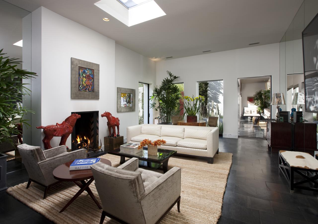 267 Middle Road Santa Barbara, CA 93108 - Photo 3 of 19 a living room with furniture and a large mirror