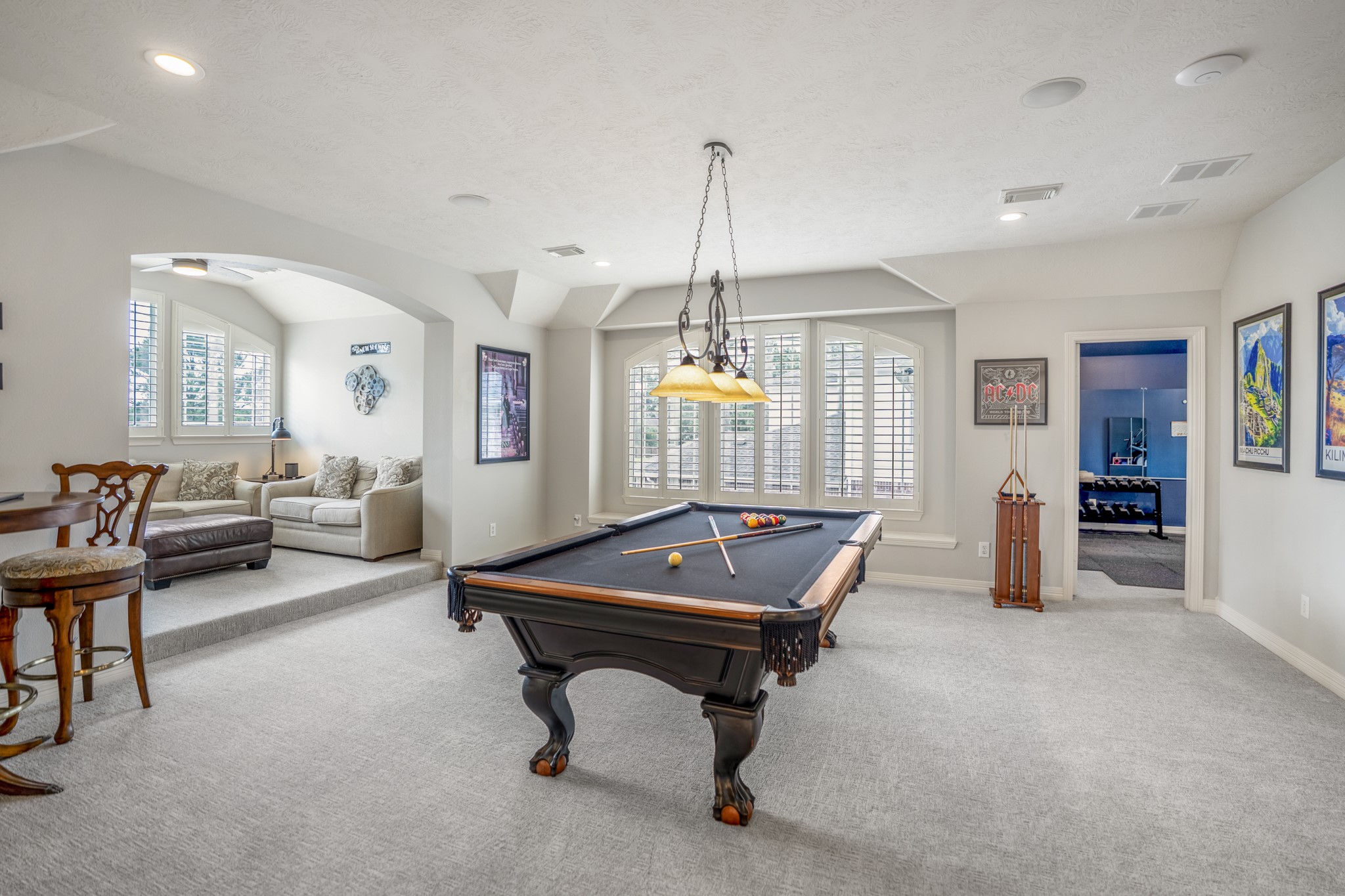 9707 Blue Cruls Way Spring, TX 77379 - Photo 36 of 50 a room with furniture pool table and window