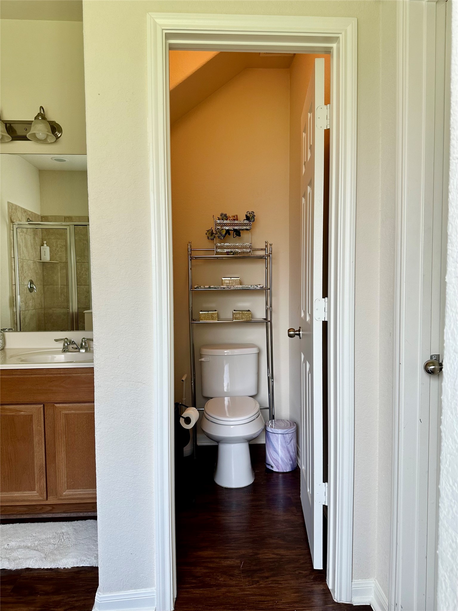 18622 Each Elm Way Houston, TX 77084 - Photo 20 of 35 a bathroom with a toilet and a mirror