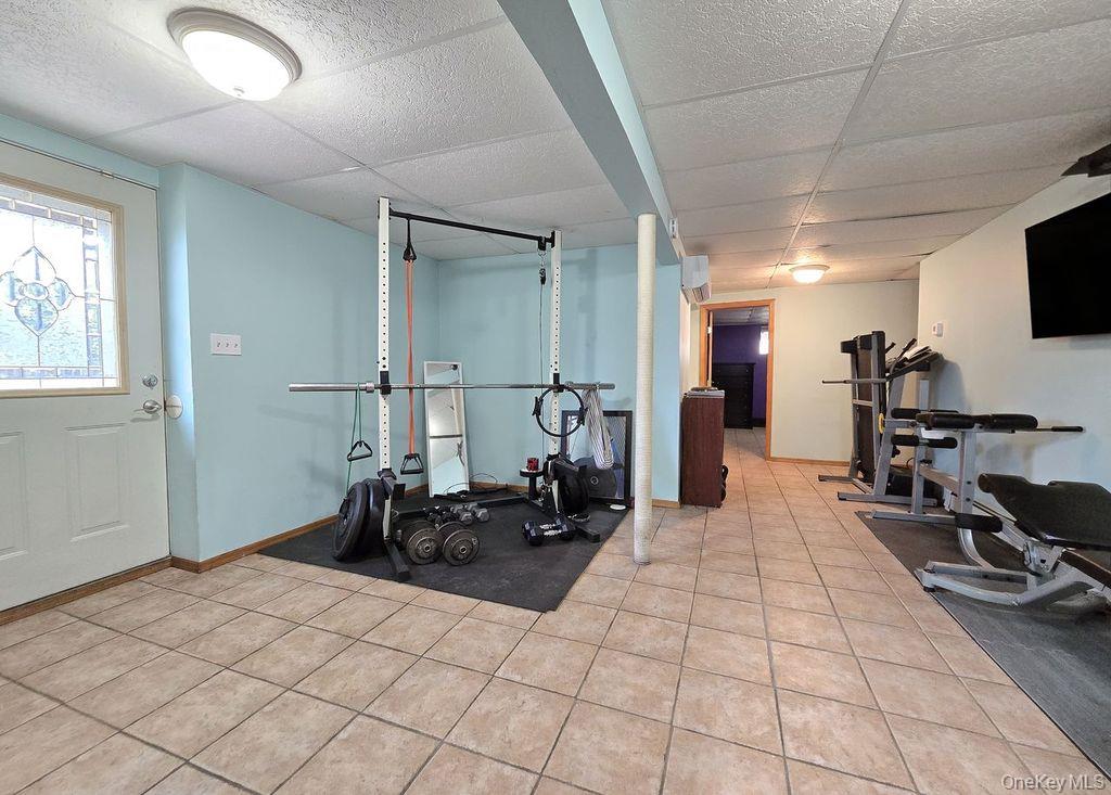 27 Ridgewood Avenue Selden, NY 11784 - Photo 27 of 35 Lower level rec area with outside entrance