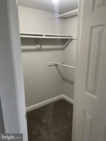 a close view of closet