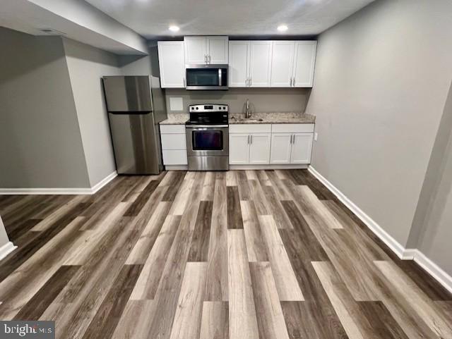 648 Santa Fe Trail Lusby, MD 20657 - Photo 49 of 58 Lower Level kitchen view
