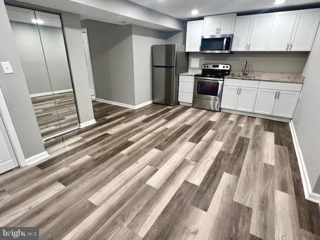 648 Santa Fe Trail Lusby, MD 20657 - Photo 53 of 58 Lower Level kitchen area