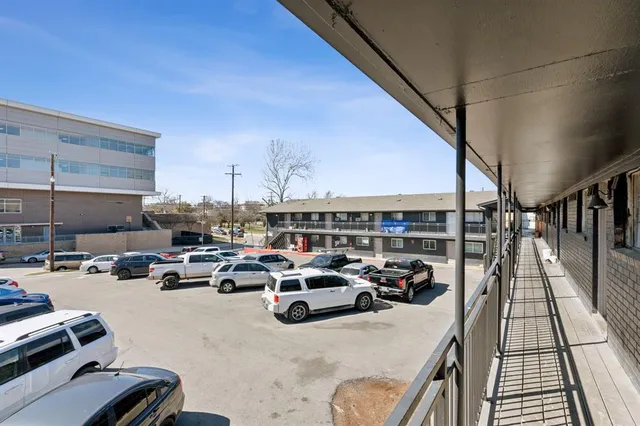a cars parked in a parking lot view