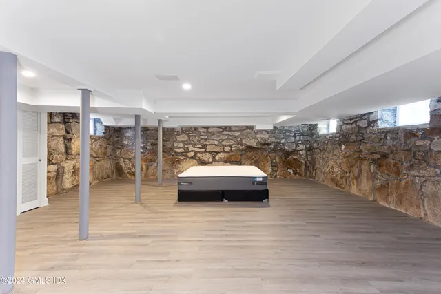 a view of a living room and entry way