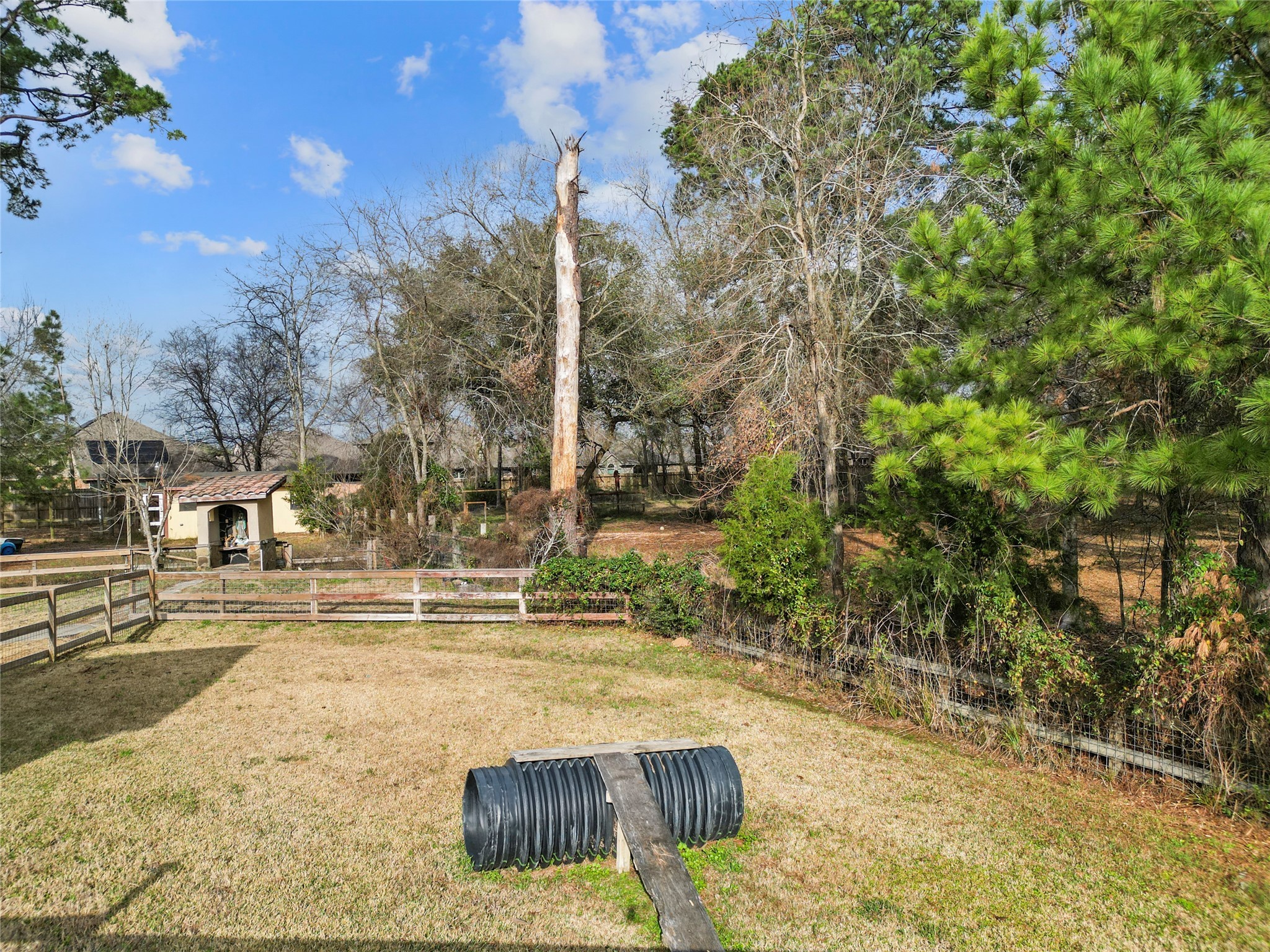 22321 Mossy Oaks Road Spring, TX 77389 - Photo 41 of 50 a view of a swimming pool with a patio