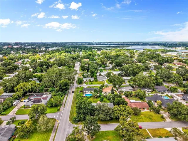 view of an outdoor space and mountain view