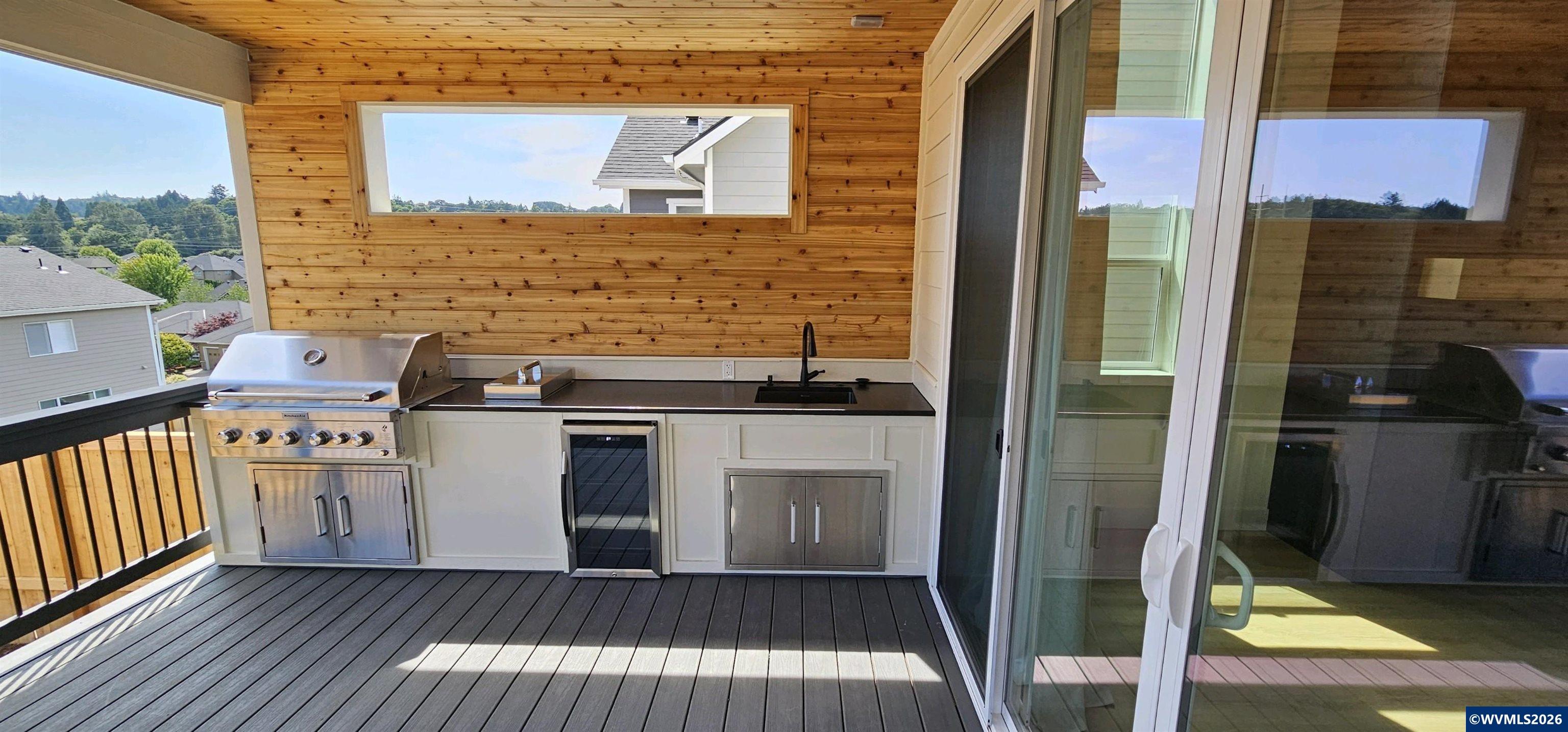 Model B Salishan Street Southeast Salem, OR 97302 - Photo 24 of 30 a balcony view with a sink