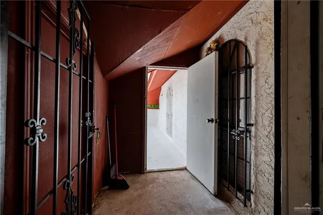 a view of an outdoor space and a building view