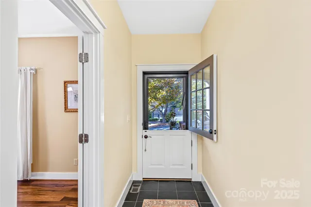 a view of an entryway