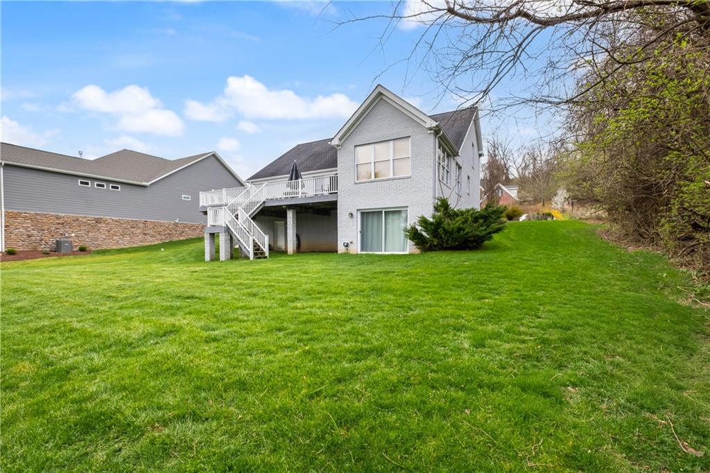 478 Spruce Lane Houston, PA 15342 - Photo 4 of 45 Awesome LEVEL backyard w/walk out finished basement