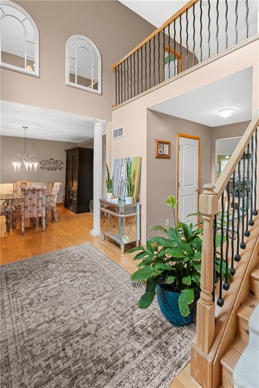 478 Spruce Lane Houston, PA 15342 - Photo 7 of 45 Step into the 2 story entry*w view up to the Loft area