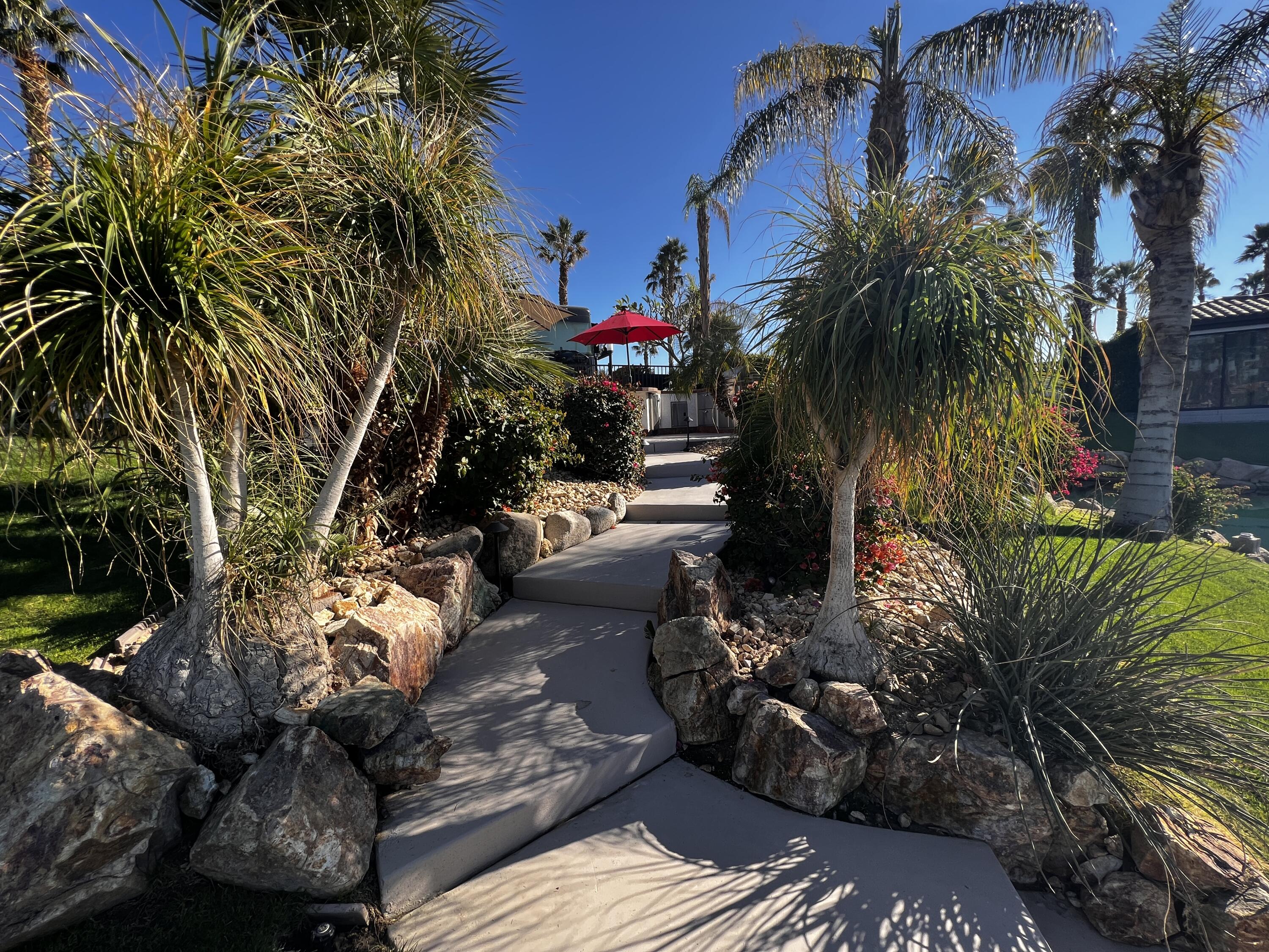 80501 Ave 48, Unit 110 Indio, CA 92201 - Photo 27 of 35 a view of a backyard of a house