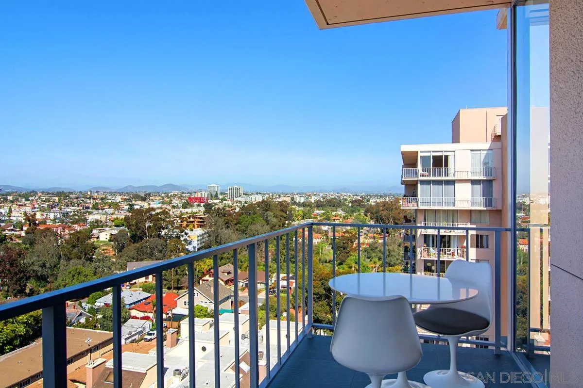 3634 7th Avenue, Unit 14H San Diego, CA 92103 - Photo 26 of 41 a view of a balcony with chairs