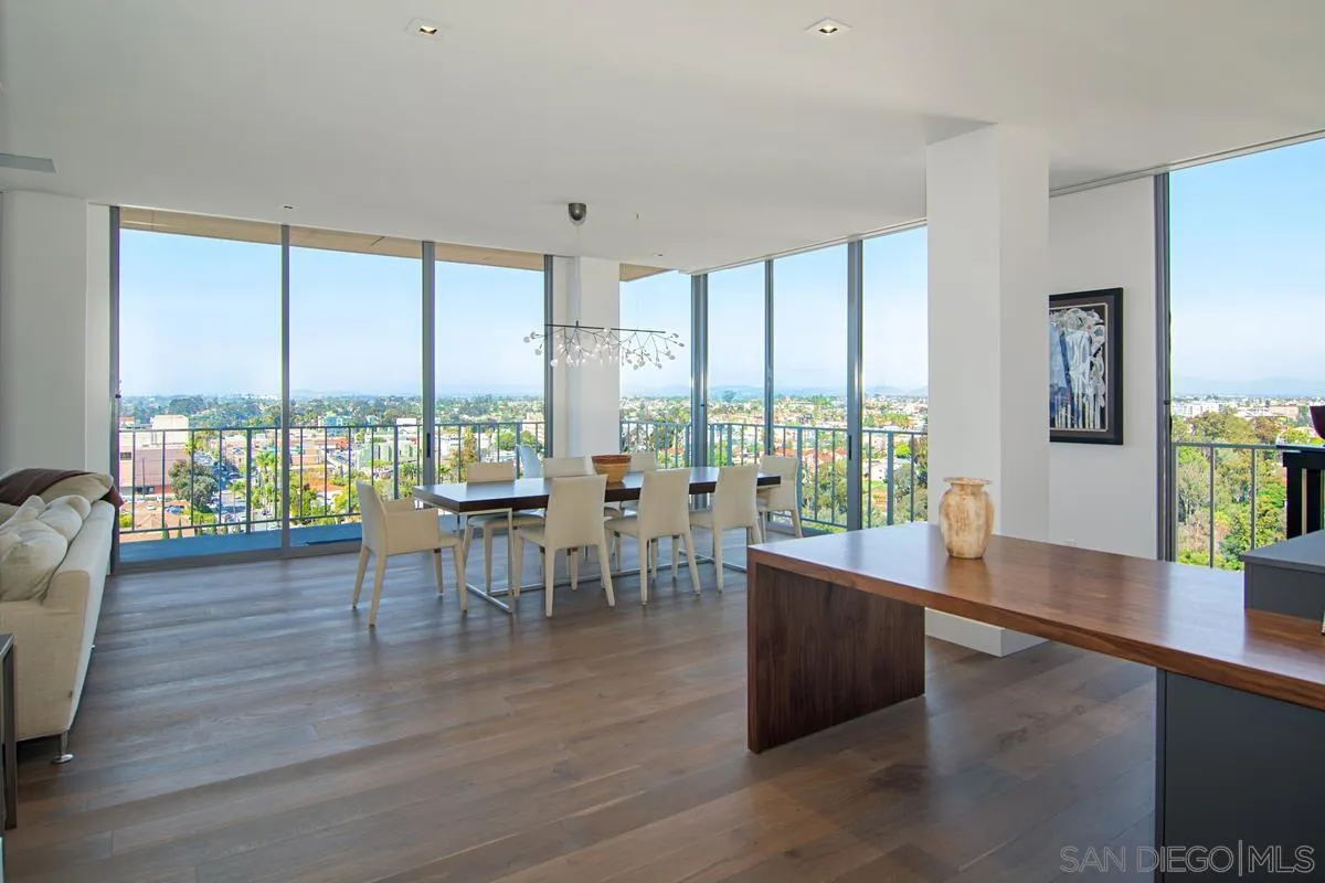3634 7th Avenue, Unit 14H San Diego, CA 92103 - Photo 3 of 41 a living room with furniture and a large window