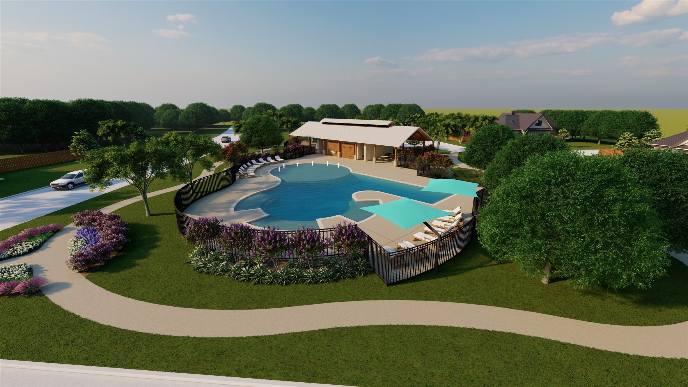 13643 Kit Run Splendora, TX 77372 - Photo 7 of 33 an aerial view of a house