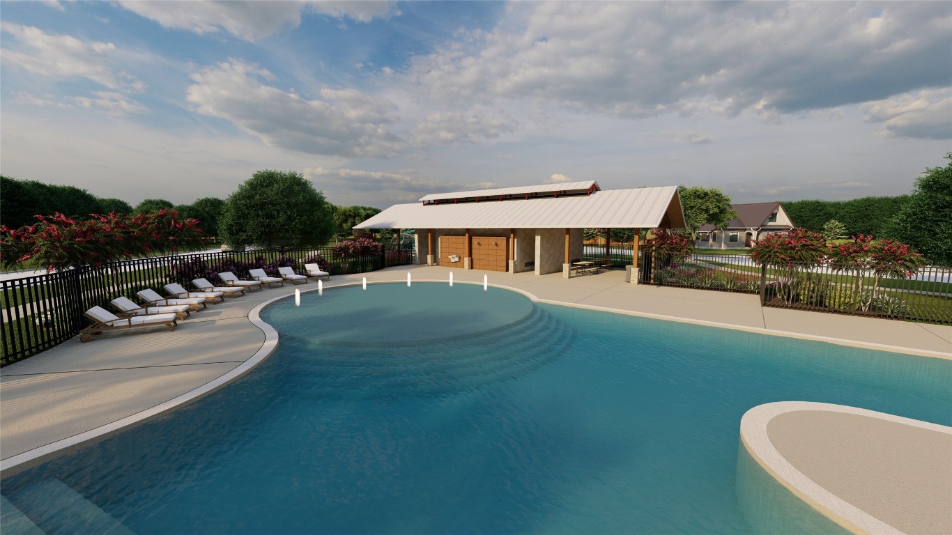13643 Kit Run Splendora, TX 77372 - Photo 10 of 33 a view of swimming pool and outdoor space
