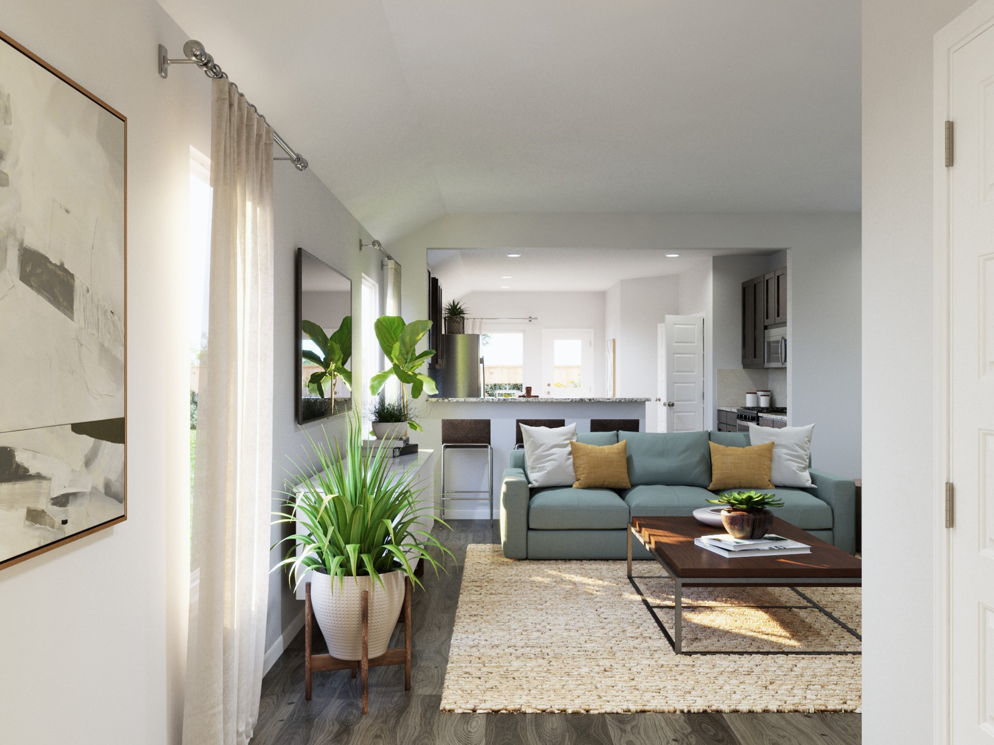 13643 Kit Run Splendora, TX 77372 - Photo 13 of 33 a living room with furniture potted plant and a window