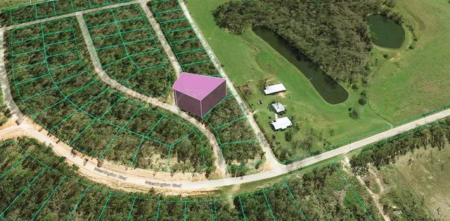 a view of a yard with potted plants