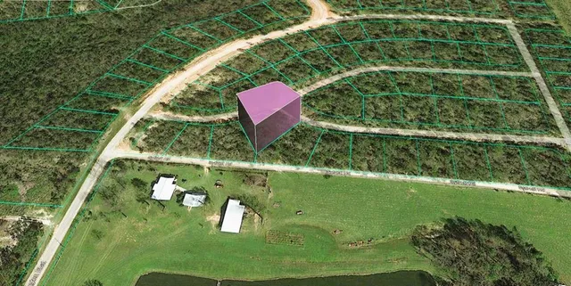 a bird view of a lake