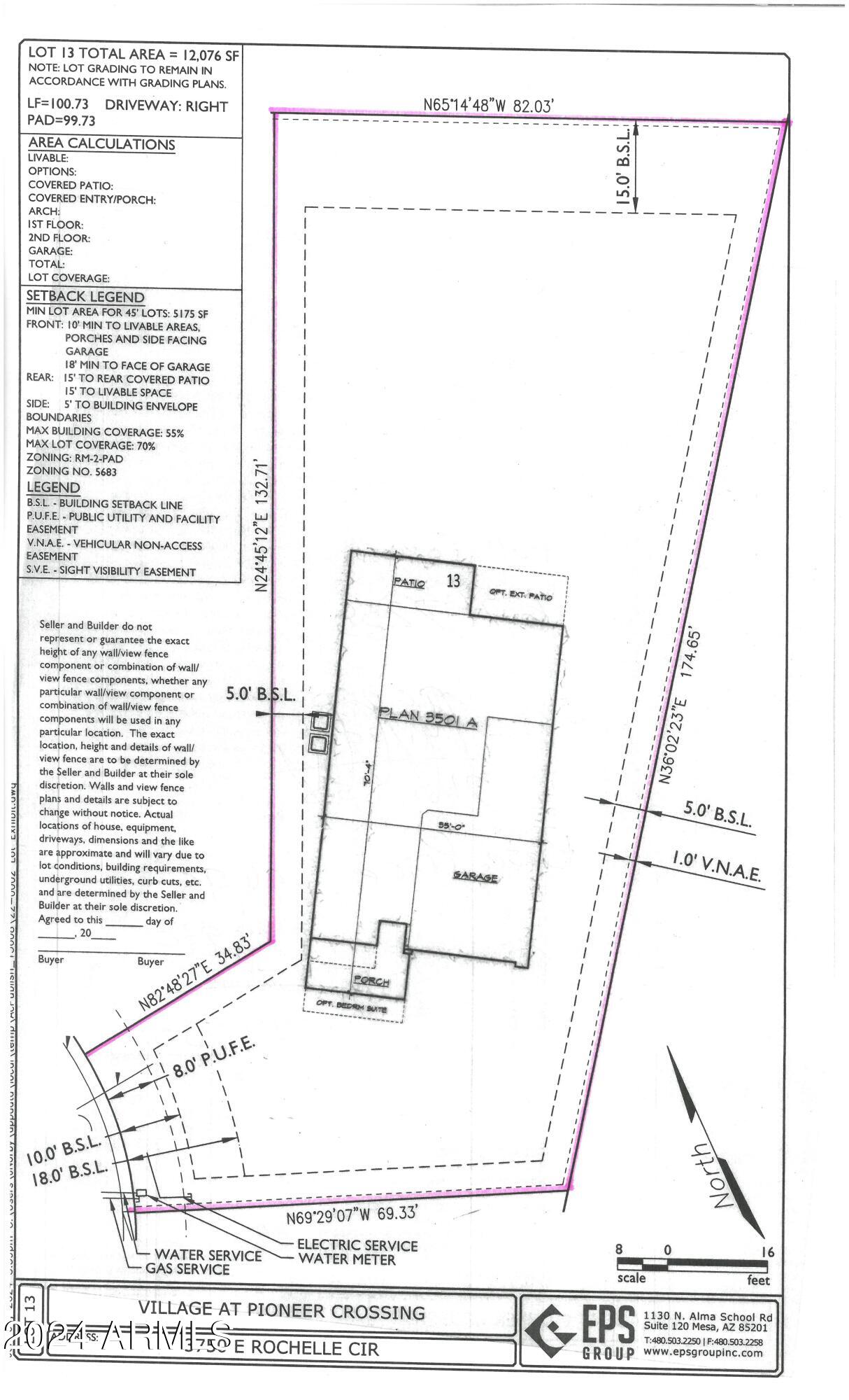3750 East Rochelle Circle Mesa, AZ 85213 - Photo 2 of 21 LOT 13 possible layout