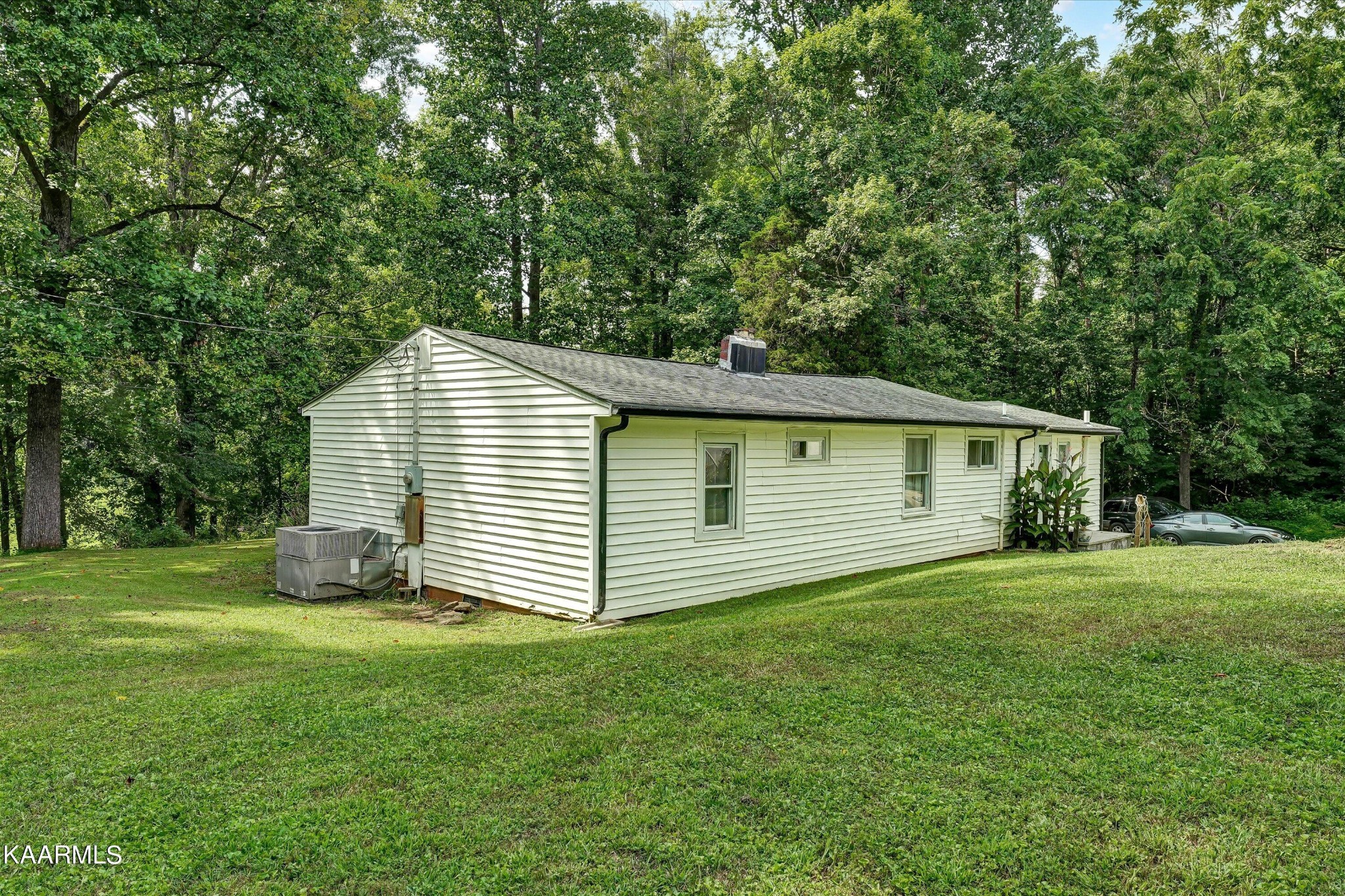 185 Moody Hollow Road Powell, TN 37849 - Photo 18 of 46 a view of a backyard of the house