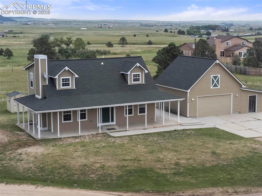 13550 Murphy Road Elbert, CO 80106 - Photo 38 of 42 an aerial view of residential houses with outdoor space