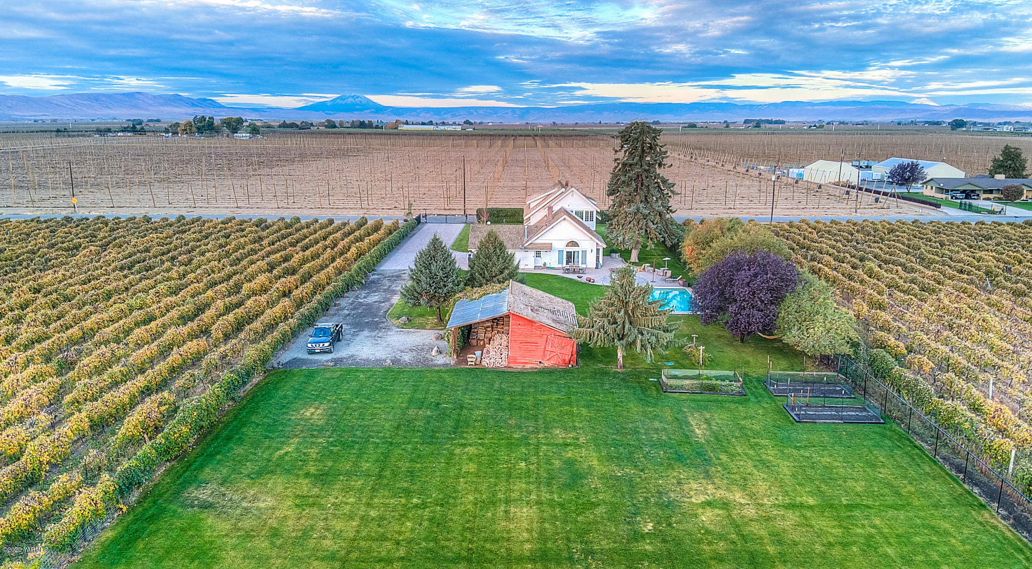 791 Becker Road Toppenish, WA 98948 - Photo 74 of 78 a view of a lake with a yard
