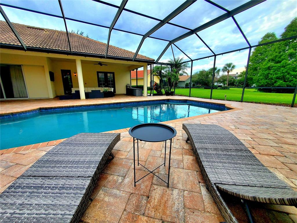 10004 Tree Tops Lake Road Tampa, FL 33626 - Photo 60 of 74 a view of a swimming pool with a patio