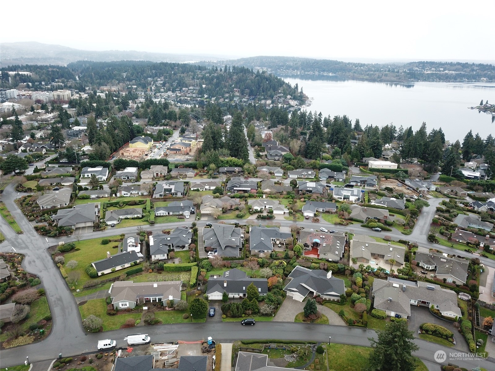 9631 Hilltop Road Bellevue, WA 98004 - Photo 17 of 17 an aerial view of multiple house
