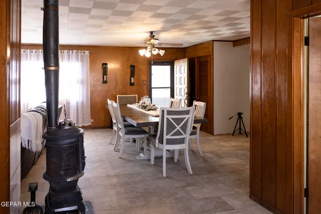 a room with furniture and a chandelier