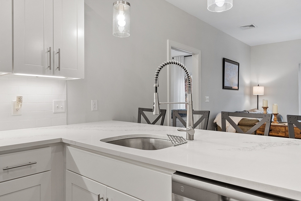 3202 Briarwood Village, Unit 3202 Clinton, MA 01510 - Photo 14 of 35 a close view of a sink and dishwasher with kitchen island