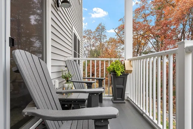 a view of balcony and deck