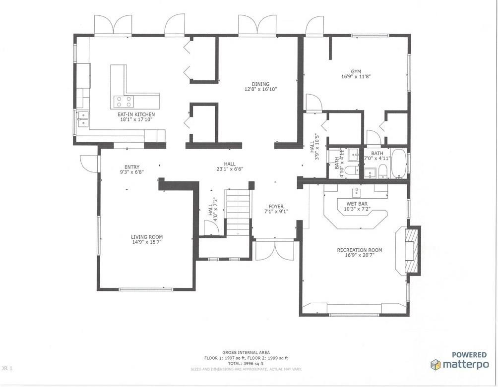 20950 Southwest 54th Place Southwest Ranches, FL 33332 - Photo 48 of 48 a picture of a floor plan