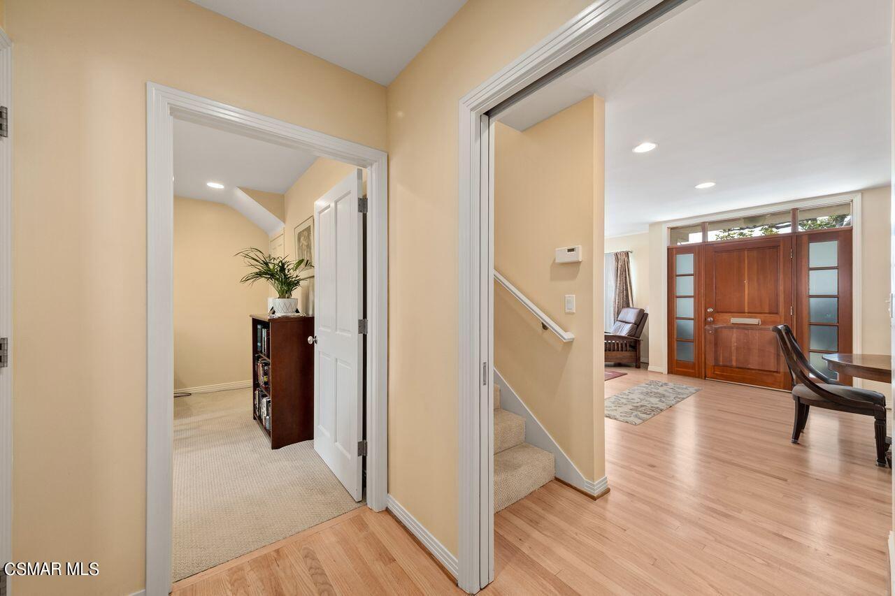11616 Clarkson Road Los Angeles, CA 90064 - Photo 14 of 34 a view of entryway with livingroom and wooden floor